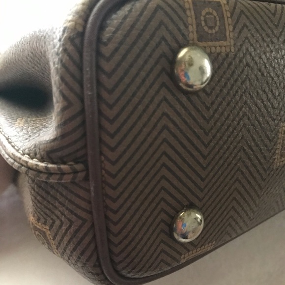 Vintage LOVERS leather top handle satchel Texier vintage bag - Picture 9 of 16